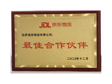 2020年  京东物流  最佳合作伙伴